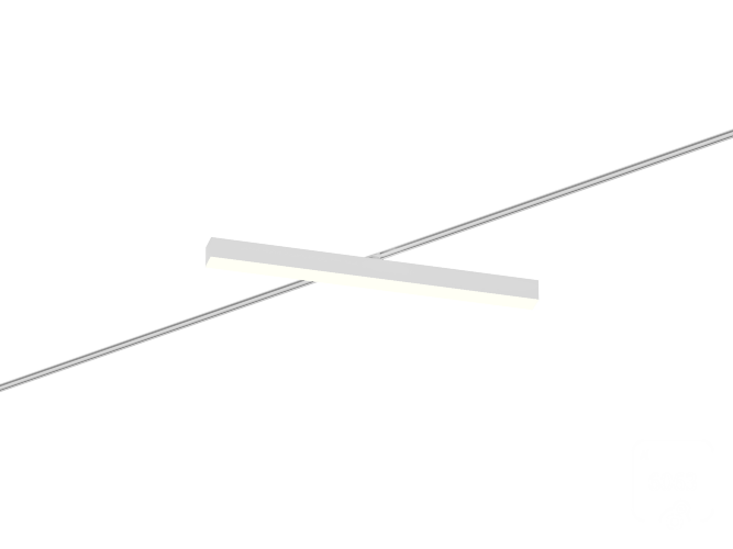 Трековый светильник 6063 5050 TR2 (RAL9003/750mm/LT70 — 4K/28W) - фото 1