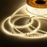 Светодиодная лента линзованная 220VAC 2835 100led/m, 12W/m, day white, A116, nano IP53, со скотчем - фото I