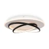 Потолочный светильник FR6089CL-L120WB Спираль / Spiral 106 Вт LED с пультом ДУ (Бело-черный) FR6089CL-L120WB - фото