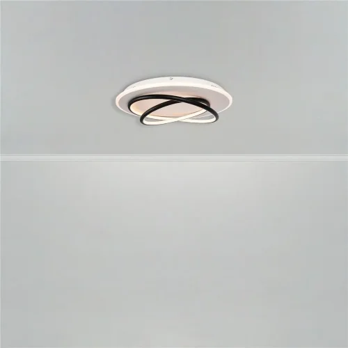 Потолочный светильник FR6089CL-L120WB Спираль / Spiral 106 Вт LED с пультом ДУ (Бело-черный) FR6089CL-L120WB - фото 6