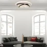 Потолочный светильник FR6089CL-L120WB Спираль / Spiral 106 Вт LED с пультом ДУ (Бело-черный) FR6089CL-L120WB - фото 8