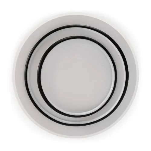 Потолочный светильник FR6089CL-L120WB Спираль / Spiral 106 Вт LED с пультом ДУ (Бело-черный) FR6089CL-L120WB - фото 11
