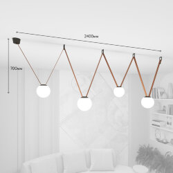 Комплект ременной трековой системы Belty, Denkirs DK55SET20-01-BR