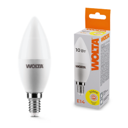 Светодиодная лампа WOLTA 25YC10E14 10Вт 3000K E14