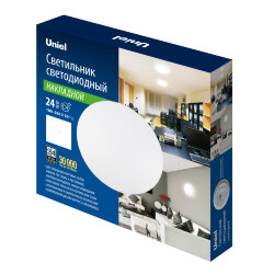 ULI-B321 24W-6500K-32 RONDA-2 Светильник светодиодный накладной, Дневной свет 6500K, Диаметр 320 мм, Корпус белый