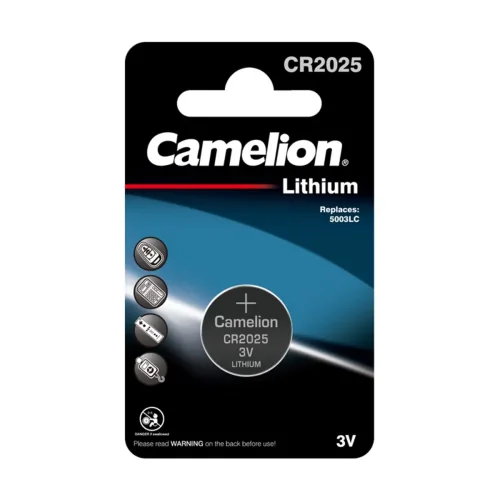 Элемент питания литиевый CR2025 BL-1 (блист.1шт) Camelion 3067 - фото