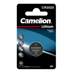 Элемент питания литиевый CR2025 BL-1 (блист.1шт) Camelion 3067