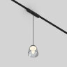 DK5317-BK Светильник для трека Air, серия Hang 3000 со светодиодом, ?90*86mm, 48V DC, 4W, RA?95, 120°, 3000K, IP20, черный, алюминий, стекло, акрил.