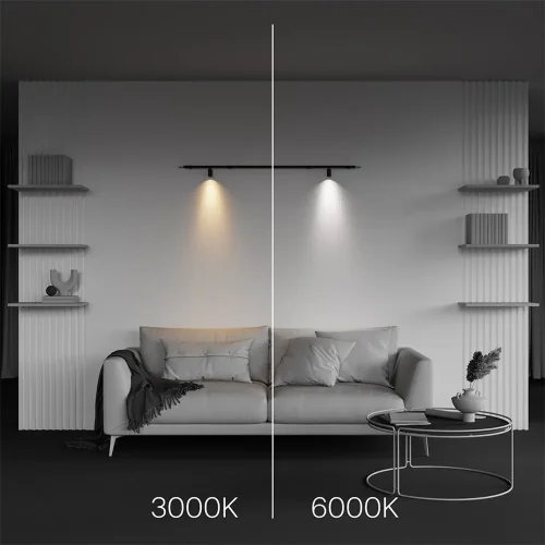 Светильник Фокус / Focus Led для системы освещения Axity 3000/6000К 5Вт 36° (Черный) C103CL-5W3-6K-B - фото 8
