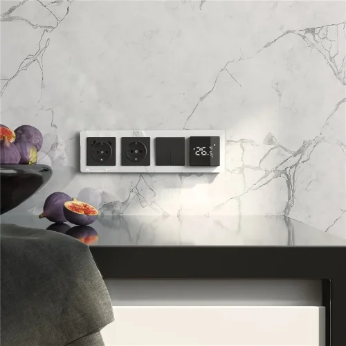 Рамка из акрила на 4 поста Acrylic белый W0042701 - фото 2