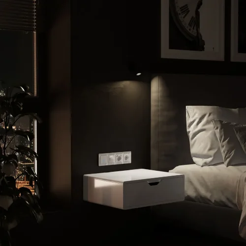 Рамка из акрила на 4 поста Acrylic белый W0042701 - фото 3