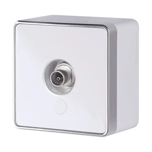 ТВ-розетка оконечная Gallant белая W5083001 - фото