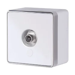 ТВ-розетка оконечная Gallant белая W5083001