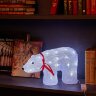 ULD-M3423-040-STA WHITE IP20 WHITE BEAR Фигура светодиодная Белый медведь, 40 светодиодов, 34x12x23 см, белый, IP20 - фото 6