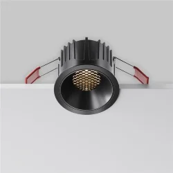Встраиваемый светильник Альфа / Alfa LED 15 Вт 3000 К 60° (Черный) DL043-01-15W3K-RD-B-1