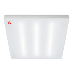 Светильник WOLTA PRO ЧИСТЫЙ ОФИС GL ДВО03-27-055-6К с БАП ЕМ3 Матовый