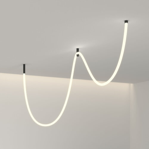 Гибкий неон 336Led 12W IP20 3000K Full light круглый теплый белый, 3 м (24V 12W 336Led 2835 IP20) без крепежа - фото 1