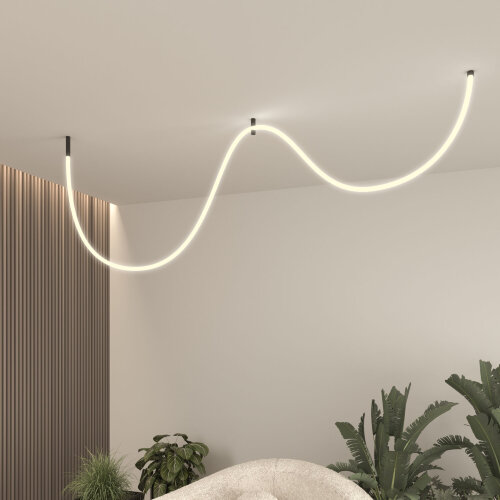 Гибкий неон 336Led 12W IP20 3000K Full light круглый теплый белый, 3 м - Фото 2