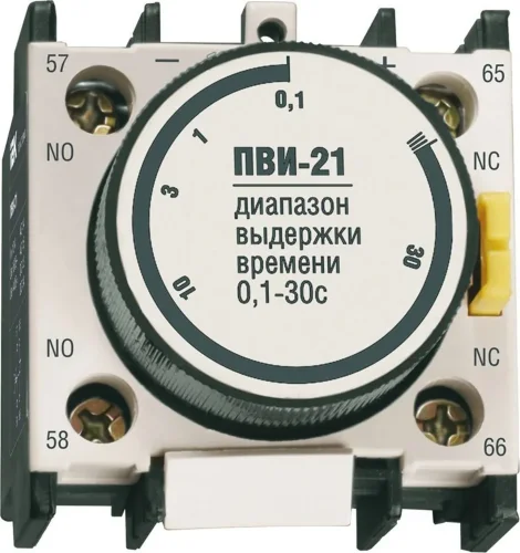 Приставка ПВИ 21 0.1-30сек 1НО+1НЗ KARAT IEK KPV20-11-1 - фото