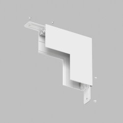 Угол стена-потолок накладной SMART, белый, Denkirs TR2108-WH