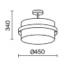Потолочный светильник Невеста / Bride (Латунь) FR5367CL-03BS - фото 5