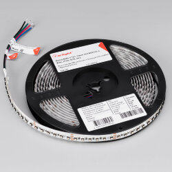 Светодиодная лента MINI-F120-12mm 24V RGB (22.4 W/m, IP20, 3535, 5m) (Arlight, Открытый)