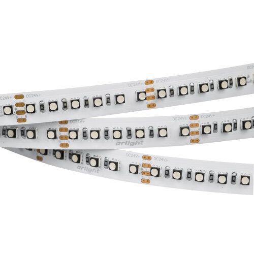 Светодиодная лента MINI-F120-12mm 24V RGB (22.4 W/m, IP20, 3535, 5m) (Arlight, Открытый) - фото 5