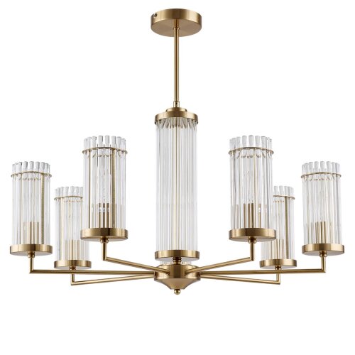 Люстра на штанге «LUMION» 6527/7, серия: ELLOW (крепление на планке). Фото 1.