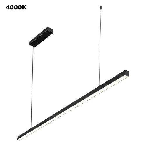 Светильник подвесной диммир. со сменой цв. температуры (управл. - пульт ДУ или прилож. Smart Life) «Novotech» 359442, серия: SOTTO (крепление на планке). Фото 2.