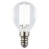 LED-G45-4W-4000K-E14-CL GLY01TR Лампа светодиодная, Форма шар, прозрачная, Серия Яркая A++, Белый свет 4000K - фото 1