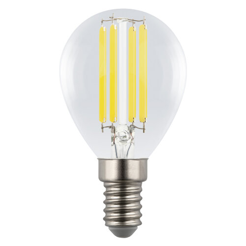 LED-G45-4W-4000K-E14-CL GLY01TR Лампа светодиодная, Форма шар, прозрачная, Серия Яркая A++, Белый свет 4000K - фото 2