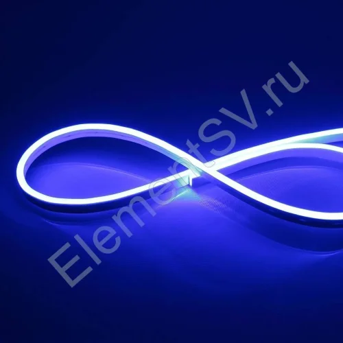 Светодиодный гибкий неон 5*12, 12V blue LN504 - фото.