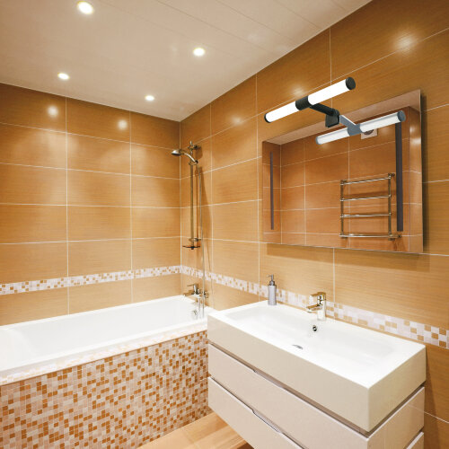 ULT-F37-6W-4500K IP44 BLACK Светодиодный светильник для подсветки мебели и зеркал ванной комнаты, Черный - фото 7