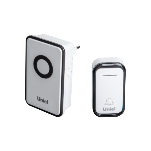 UDB-094W-R1T1-38S-BL-WH Звонок электронный, 220В, Радиус действия 150 метров, Черный с белым - фото 2