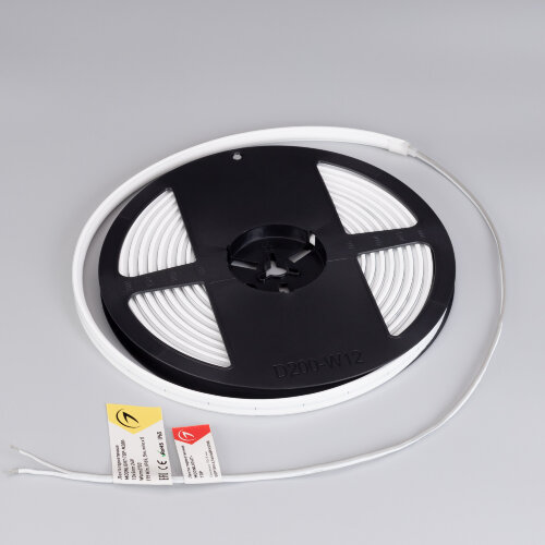 Светодиодная лента герметичная MOONLIGHT-ТОР-М280-10х5mm 24V Day4200 (15 W/m, IP65, 5m, wire х1) (Arlight, Вывод прямой, 3 года) 041521 - фото 3