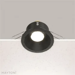 Встраиваемый светильник Zoom GU10 1x10Вт IP 65 (Черный)