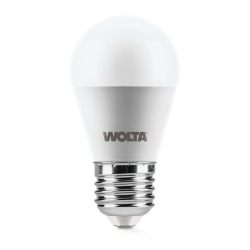 Светодиодная лампа WOLTA 25W45GL12E27 12Вт 6500K Е27