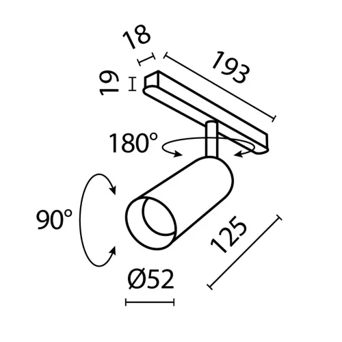 Трековый светильник Фокус / Focus Led Exility 4000K 12Вт 24° (Белый) TR032-2-12W4K-S-W - фото 5
