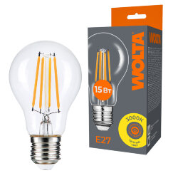 Светодиодная лампа WOLTA FILAMENT WF-A60-15W3KE27 15Вт 3000K Е27