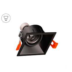 Рамка для LED модуля POINT-S Twist (RAL9005 — MR16/GU10)