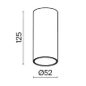 Потолочный светильник Фокус / FOCUS LED 12 Вт 4000 К 50° (Черный) C056CL-L12B4K-W-B - фото 3