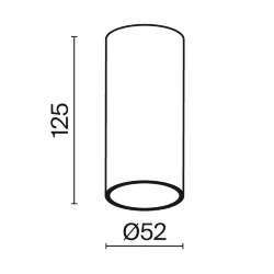 Потолочный светильник Фокус / FOCUS LED 12 Вт 4000 К 50° (Черный) C056CL-L12B4K-W-B