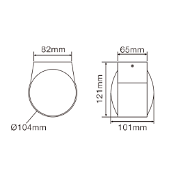 Светильник светодиодный ландшафтный, темно-серый, LAG-830A011F-DN 007838