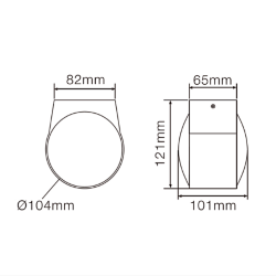 'Светильник светодиодный ландшафтный, темно-серый, LAG-830A011F-DN 007838