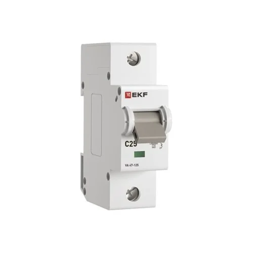 Выключатель автоматический 1п C 25А 15кА ВА 47-125 PROxima EKF mcb47125-1-25C - фото 2