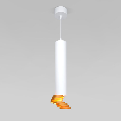 Подвесной светильник белый / золото - фото 1