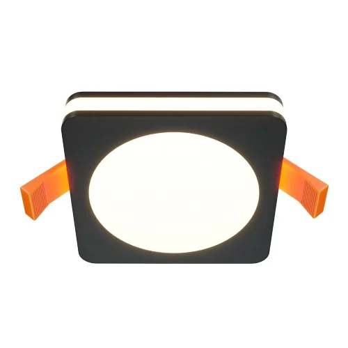 Встраиваемый светильник Phanton 3000K 1x7Вт 120° (Черный) - фото