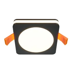 Встраиваемый светильник Phanton 3000K 1x7Вт 120° (Черный)