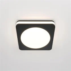 Встраиваемый светильник Phanton 3000K 1x7Вт 120° (Черный)