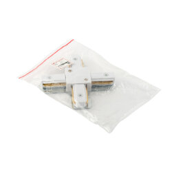 Соединитель для шинопровода X-образный, белый, Denkirs TR1104-WH